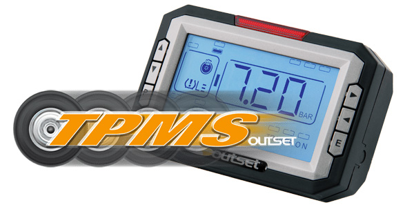 Strumento TPMS Outset per il controllo pressione gomme camion e mezzi da lavoro